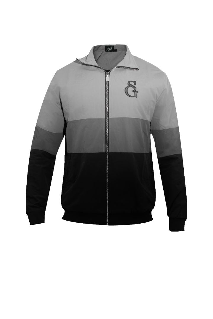Grey & Black Colourway Nylon 'SG' Tracksuit