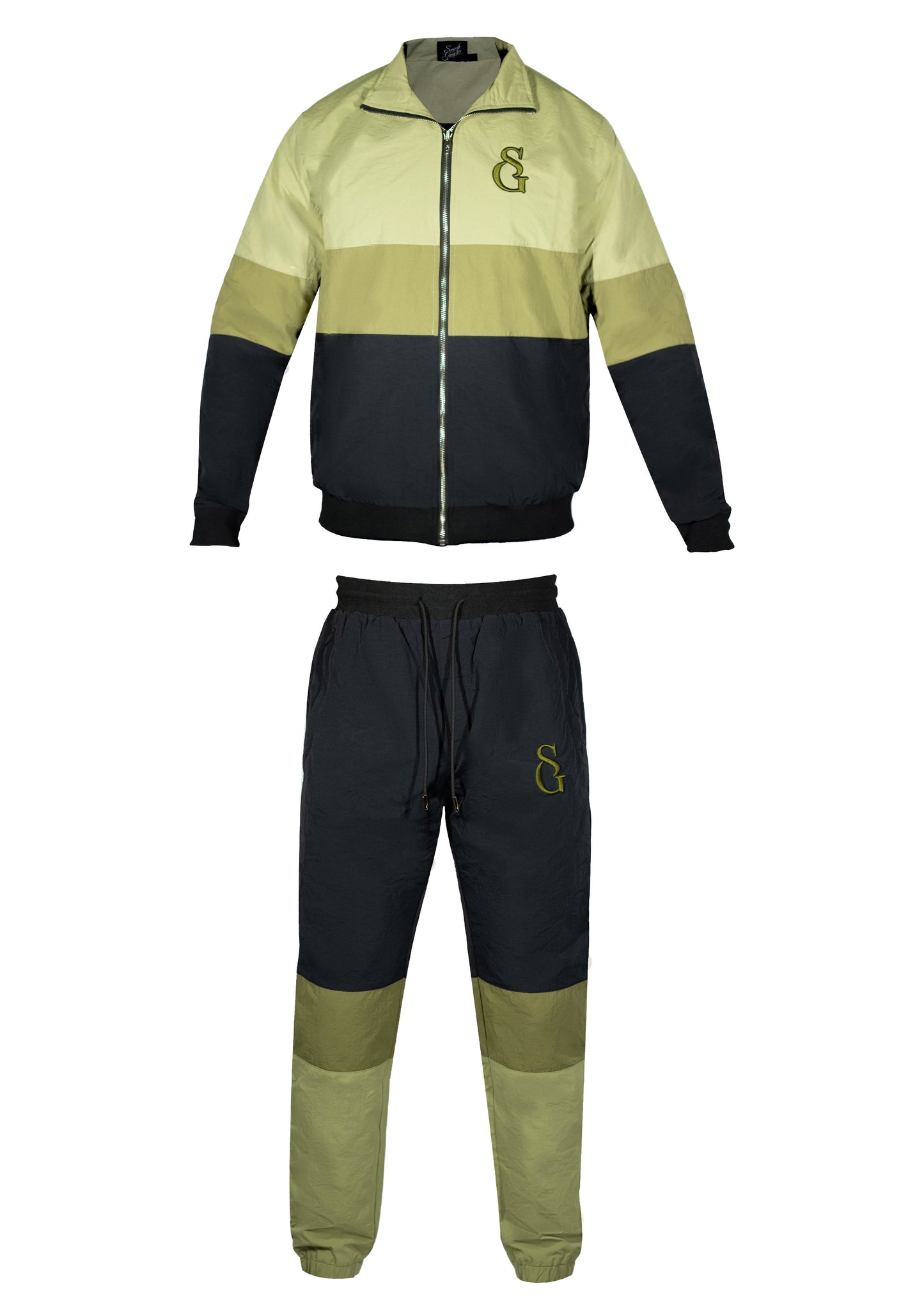 Khaki Colourway Nylon 'SG' Tracksuit