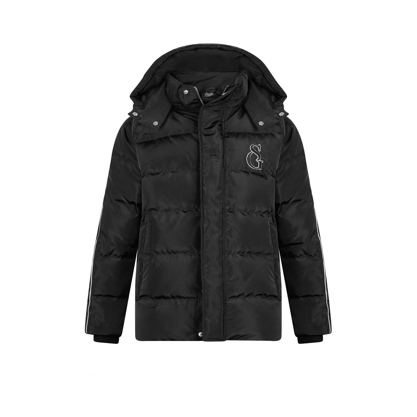 Smooth Gangster Black Puffer Jacket