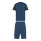Navy Blue SG Shorts Set