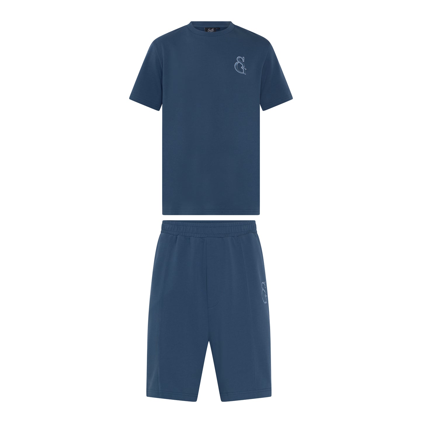 Navy Blue SG Shorts Set