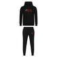 Black Smooth Gangster Lifestyle Tracksuit